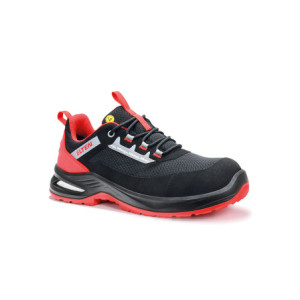 ELTEN Sicherheitshalbschuh NEAL XXFIT Compo black-red Low ESD S1PS Typ 1
