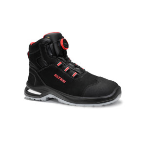 ELTEN Sicherheitsstiefel TERRY XXFIT BOA® black-red Mid ESD S3S Typ 3