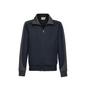 HAKRO Sweatjacke Contrast MIKRALINAR® - tinte/anthrazit