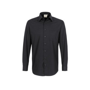HAKRO Hemd MIKRALINAR® Comfort - schwarz