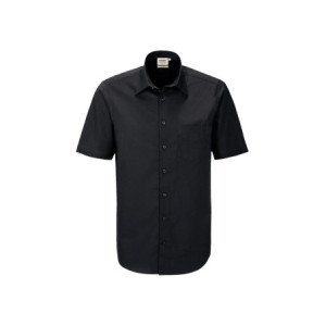 HAKRO 1/2-Arm Hemd MIKRALINAR® Comfort - schwarz