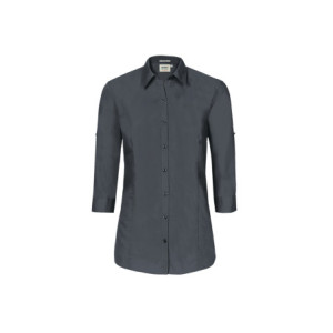 HAKRO 3/4-Arm-Vario Bluse MIKRALINAR® - anthrazit