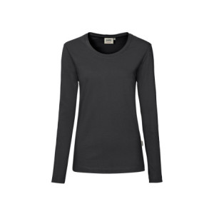 HAKRO Damen Longsleeve MIKRALINAR® - karbongrau