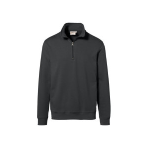 HAKRO Zip-Sweatshirt Premium - anthrazit