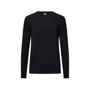 HAKRO Pullover Premium-Baumwolle - schwarz